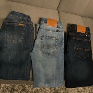 3 pair of denim jeans in great condition.